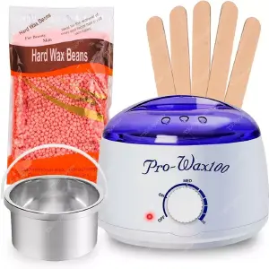 Combo Depilatoria Calentador, Cera Elast