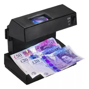Probador Detector Billetes Falsos Luz Uv
