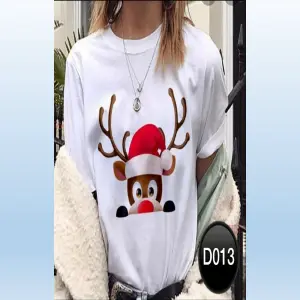 CAMISETA DE NAVIDAD RENO