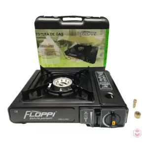 Fogón Estufa De Gas Portátil Camping Flo