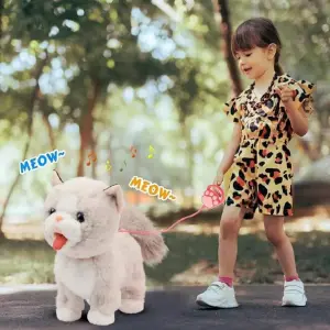 Gato interactivo peluche