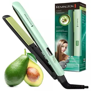 Plancha cabello aguacate remington aaa