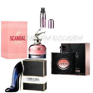 Scandal+Black opium+Good girl+perfumero