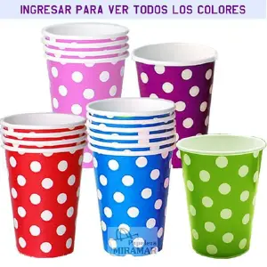 VASOS CONICOS + TAPA + PITILLO