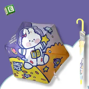 Paraguas para niños con bordes reflectiv
