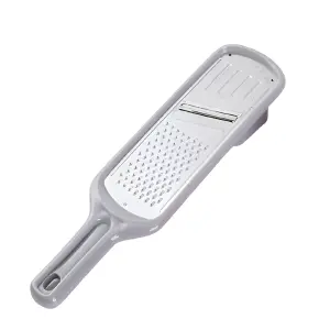 Mini Rallador Rebanador 2 en 1 Gris