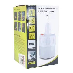 Bombillo Luz Led Recargable Solar