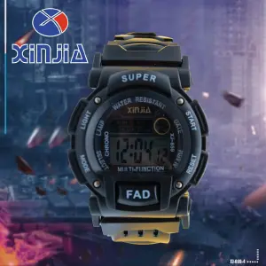 RELOJ NEGRO XINJIA DIGITAL EST XJ-659-4