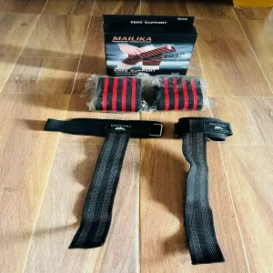 vendas para rodilla + straps importados