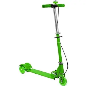 Patineta Metalizada Rojo Freno campanita