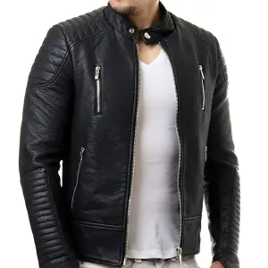 Chaqueta hombre Cuerotex clásica-Negra