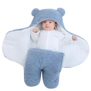 Cobertor Bebe Cobija Saco Gorro Dormir