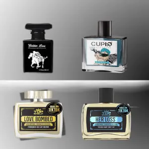 Descubre el Poder de 4 Perfumes: GOLDEN, CUPIDO, HER LOSS y LOVE BOOM - 4 perfumGOLDEN+CUPIDO+HER LOSS+LOVE BOOM