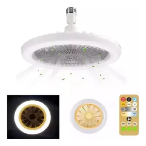 Lámpara  Ventilador  con luz y  control