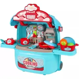 Cocina Infantil Maleta Ruedas 2 En 1 Ju