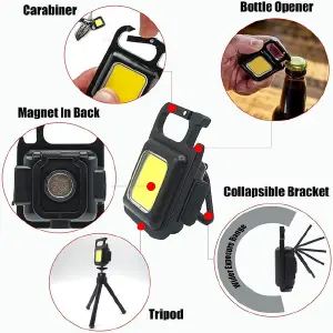 Mini Linterna Carga USB con Destapador