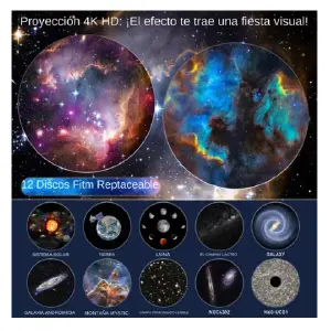 PROYECTOR DE GALAXIAS CON DISCOS INTERCA