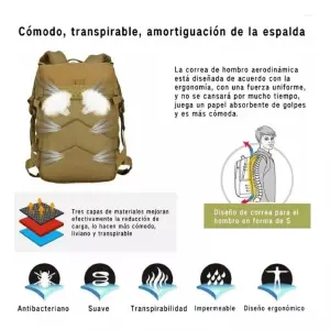 Morral Militar 50L: Tu Compañero Ideal para la Aventura - Morral Militar 50 L