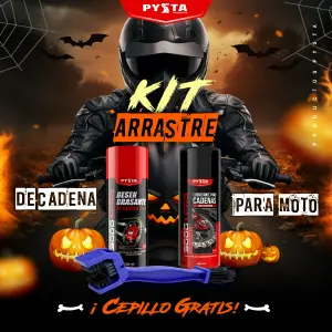 Kit Arrastre Desengrasante + Lubricante