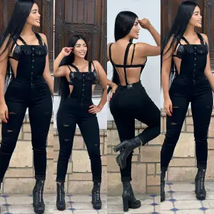 BRANGA PANTALON NEGRA STRECH