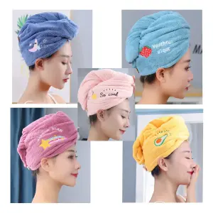 Toalla De Microfibra Suave Para Cabello
