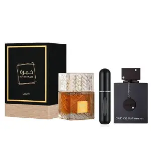 Khamrah estuche lujo+club de nuit +perfu