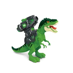 Dinosaurio Robot Lanzador Burbujar Proye