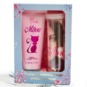 KIT PERFUME Y CREMA  PINK MOOW