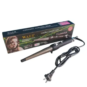 Rizador cónico hondas de cabello Waer
