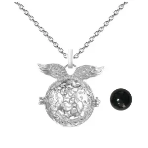 Collar Llamador De Angel Alas Estrellas