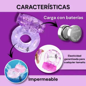 anillo vibrador retardante masculino