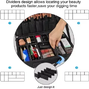 Organizador Maquillaje Profesional