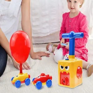 Juguete Impulsado De Globos Pumping Car