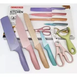 SET DE CUCHILLOS EN CERAMICA KITCHEN X6