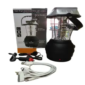 LAMPAR CAMPING SOLAR CON POWER BAND