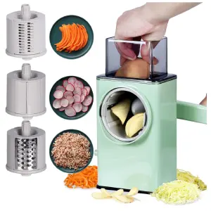 Cortador de verduras con manivela