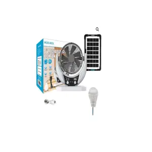 VENTILADOR CON PANEL SOLAR