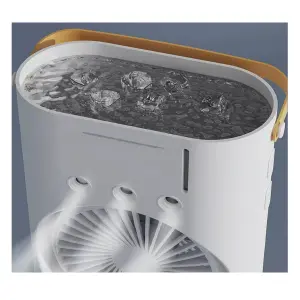 Ventilador De Mesa Con Rotación 180° Usb