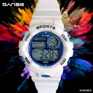 S-653W-5 AZUL RELOJ SANSE ESTUCHE 7L
