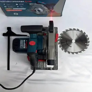 Sierra circular 7pulg con guía laser