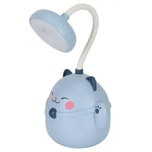 Lampara Gato Portalapices Recargable Esc