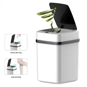 Papelera Recargable Con Sensor 15 Lts