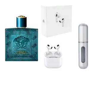 KIT(EROS+AIRPODS+PERFUMERO)