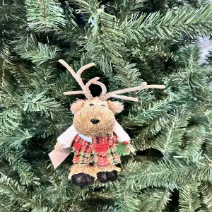 MUÑECO NAVIDAD RENO ESCOCES