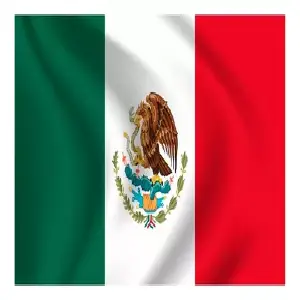 Bandera Mexico 150X90cm Exterior Grande