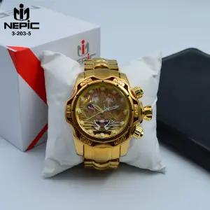 3-203-5 RELOJ NEPIC DORADO DORADO PULSO