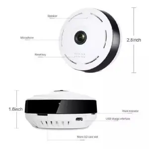 Camara Seguridad Panoramica 360 Grados