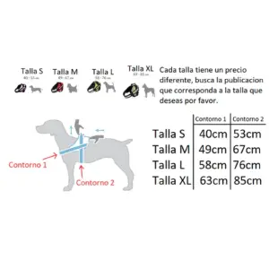 ArnésReflectivo K9 Para MascotasTalla XL
