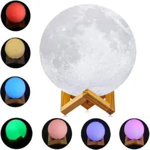 Lampara Luna Multicolor 16 Colores