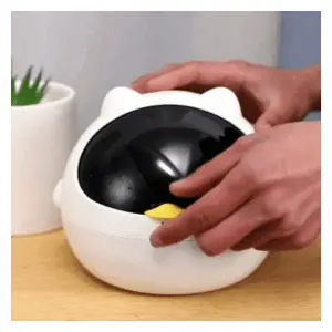 Mini basurera de escritorio con tapa
